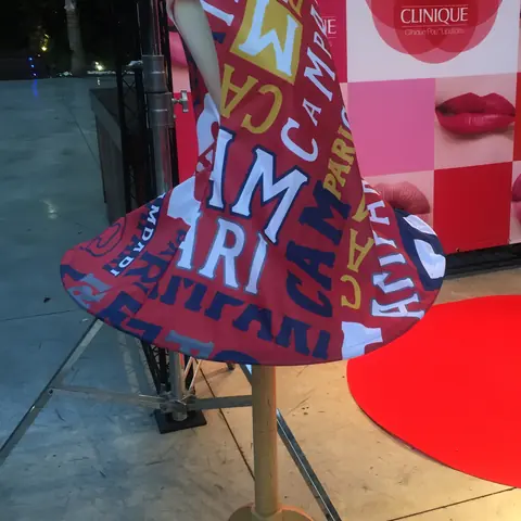 עבודה עבור Campari בטקס פרסי האופנה