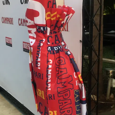 עבודה עבור Campari בטקס פרסי האופנה